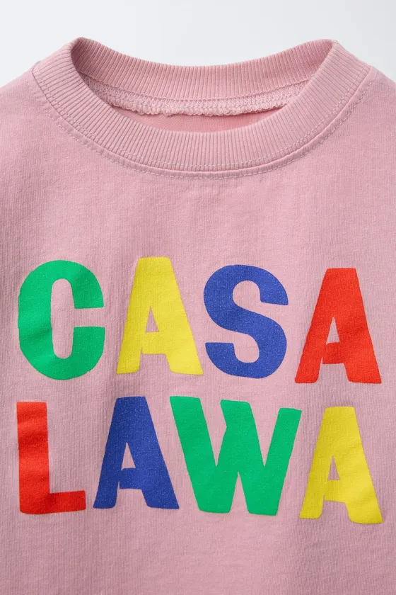 ФУТБОЛКА С ПРИНТОМ CASA LAWA ©X ZARA KIDS