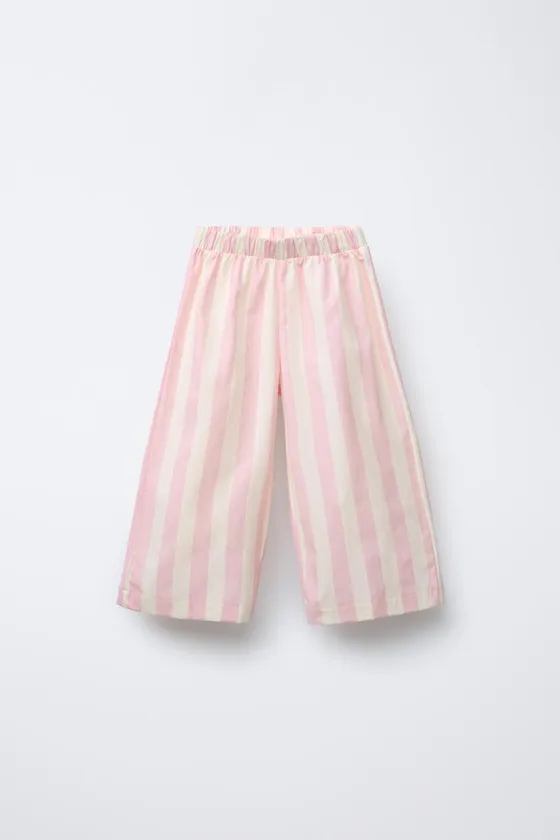 БРЮКИ В КОНТРАСТНУЮ ПОЛОСКУ CASA LAWA © X ZARA KIDS