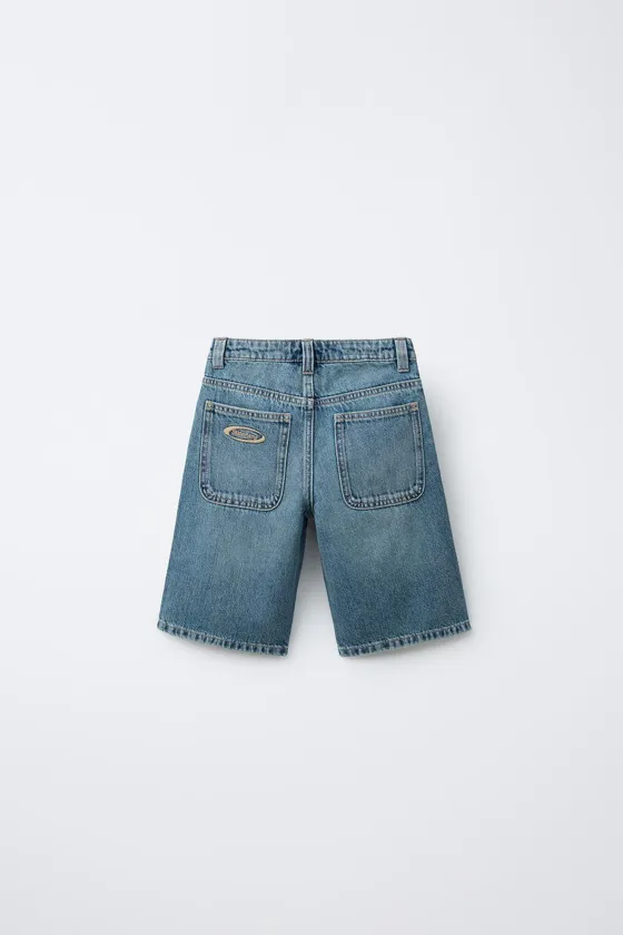 ДЖИНСОВЫЕ ШОРТЫ WIDE-LEG