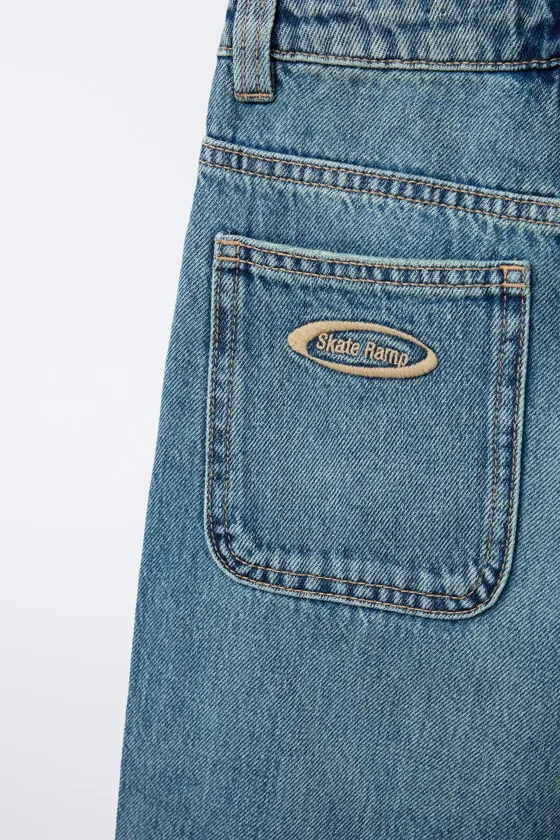 ДЖИНСОВЫЕ ШОРТЫ WIDE-LEG