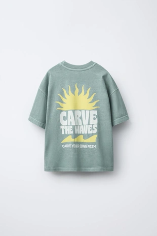 Комплект из футболки и шортов-бермудов GARMENT DYE- Заказать в России