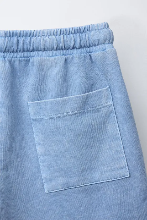 КОМПЛЕКТ ИЗ ТОПА И ШОРТОВ БЕРМУДОВ GARMENT DYE
