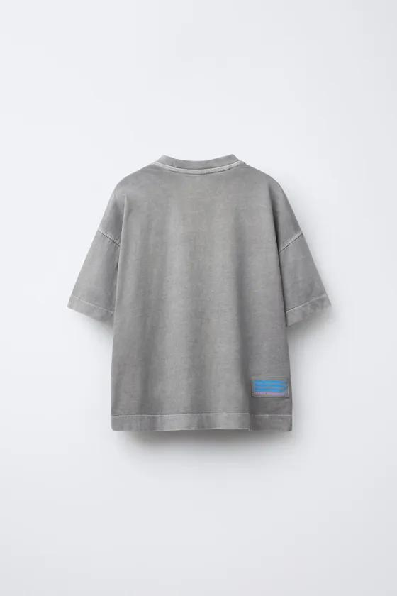 КОМПЛЕКТ ИЗ ФУТБОЛКИ И ШОРТОВ-БЕРМУДОВ GARMENT DYE