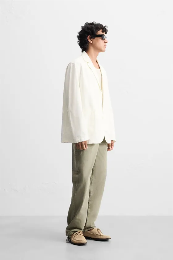 БЛЕЙЗЕР RELAXED FIT ИЗ ХЛОПКА