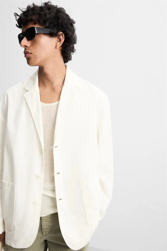 БЛЕЙЗЕР RELAXED FIT ИЗ ХЛОПКА