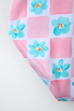 Купальник в цветочном дизайне для детей от 1 до 6 лет- Заказать в России