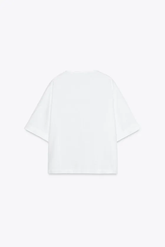 БЛУЗА ИЗ 100% ЛЬНА С КАРМАНОМ — ZW COLLECTION