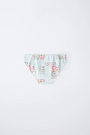 Трусы ZARA с аппликациями и цветочным узором, упаковка из шести штук, для возраста 6-14 лет- Заказать в России