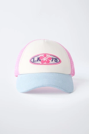 Бейсболка с вышивкой из полупрозрачной сетки- Заказать в России