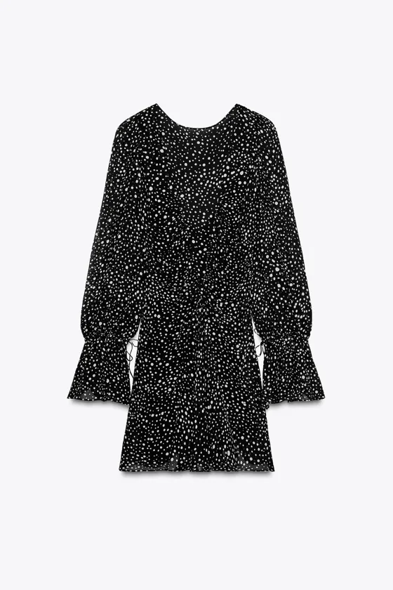 КОРОТКОЕ ПЛАТЬЕ В ГОРОШЕК — ZW COLLECTION