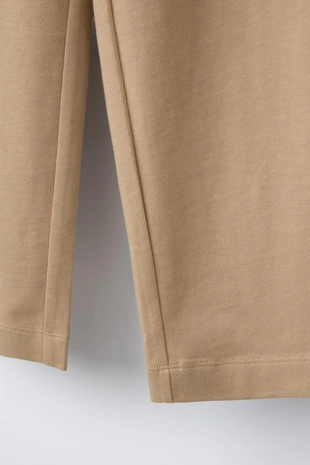 Однотонные брюки WIDE LEG HEAVY WEIGHT- Заказать в России