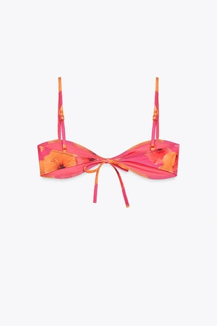 Топ бикини с принтом- Заказать в России