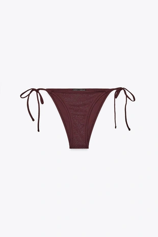 Плавки бикини со стразами- Заказать в России