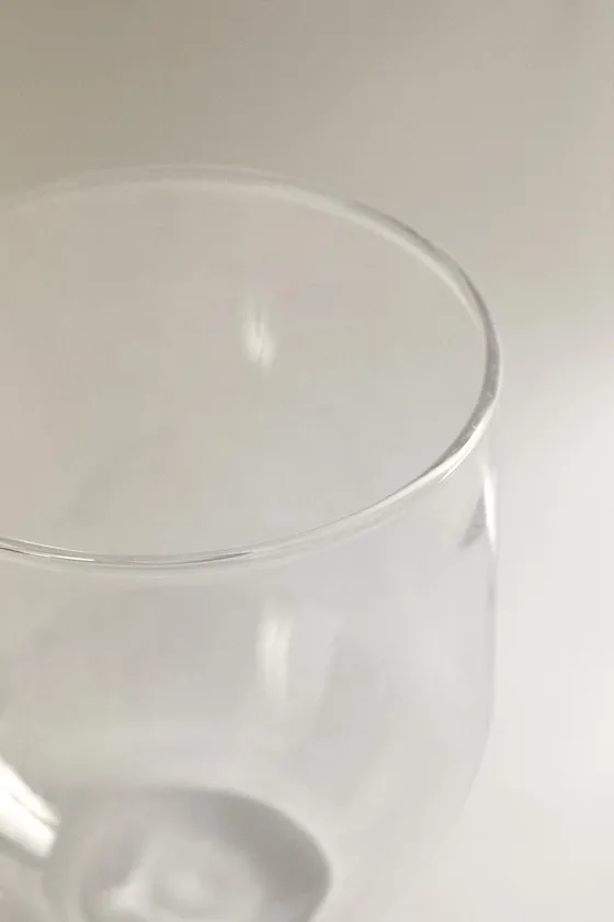 Кружка из боросиликатного стекла с ручкой в виде спирали