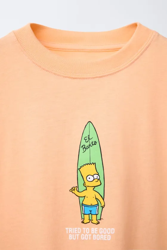 ФУТБОЛКА С ПРИНТОМ BART THE SIMPSONS ™ MATT GROENING