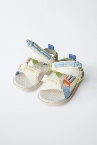 Босоножки технические на липучках- Заказать в России