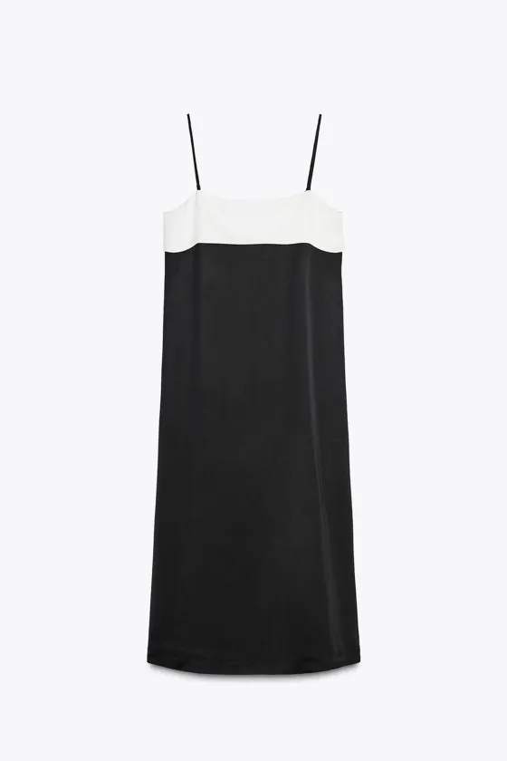 МИНИМАЛИСТИЧНОЕ АТЛАСНОЕ ПЛАТЬЕ — ZW COLLECTION