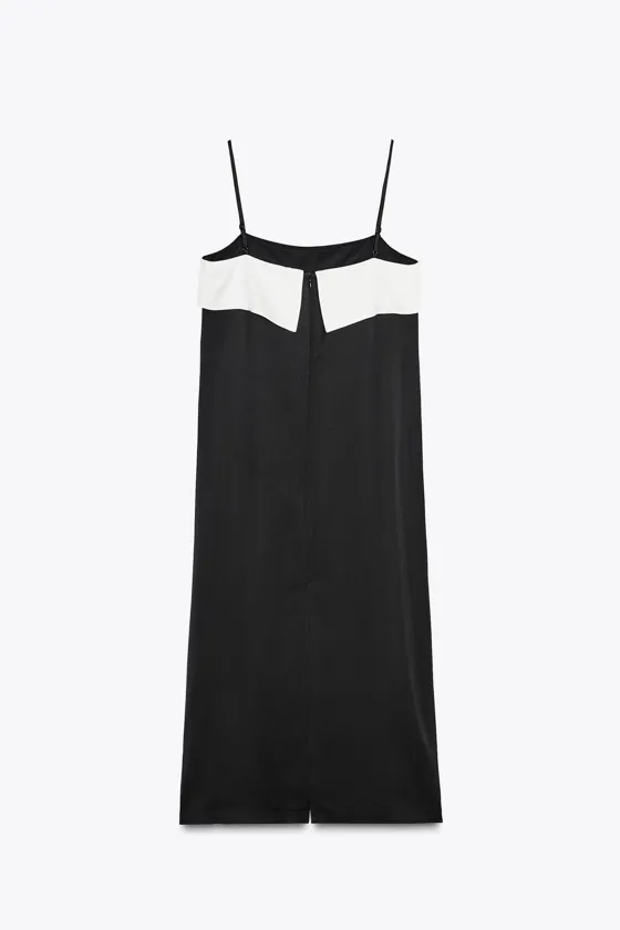 МИНИМАЛИСТИЧНОЕ АТЛАСНОЕ ПЛАТЬЕ — ZW COLLECTION