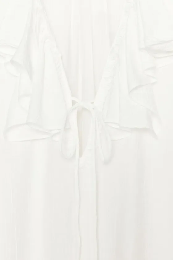БЛУЗА С ВОЛАНАМИ — ZW COLLECTION