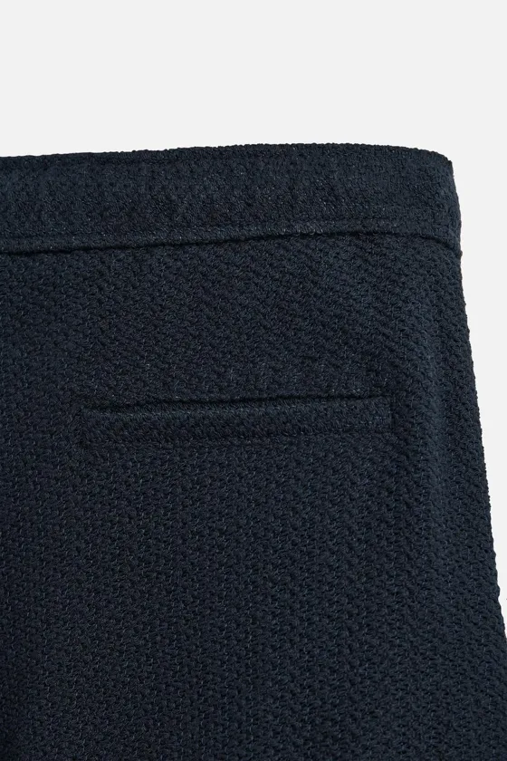 ШОРТЫ REGULAR FIT ИЗ РЕЛЬЕФНОЙ ТКАНИ
