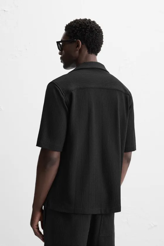 РУБАШКА JACQUARD В ПОЛОСКУ