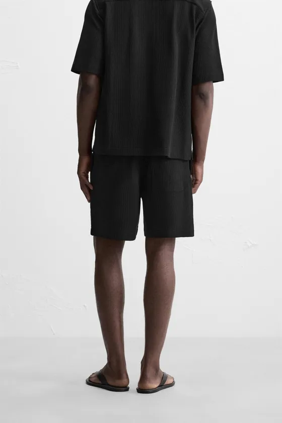 ШОРТЫ JACQUARD В ПОЛОСКУ