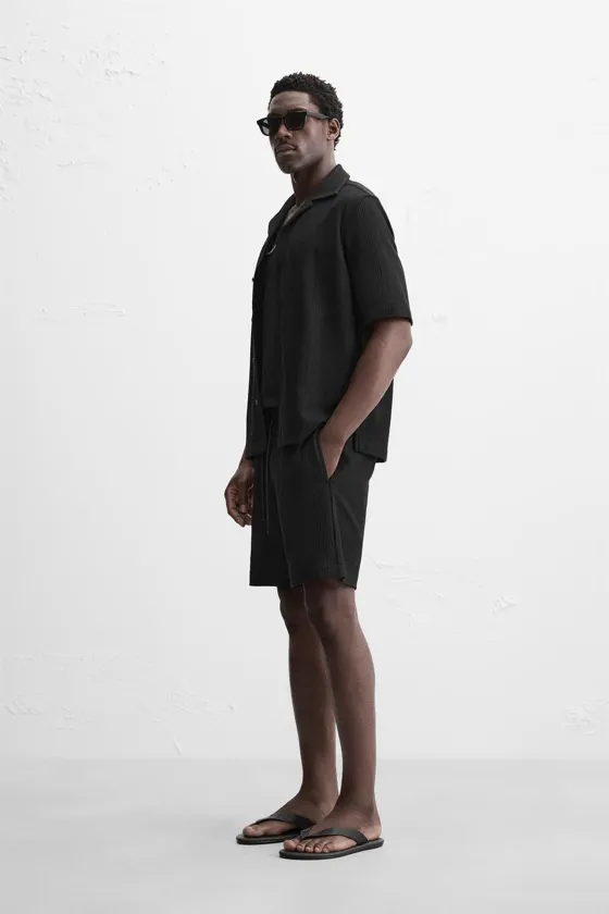 ШОРТЫ JACQUARD В ПОЛОСКУ