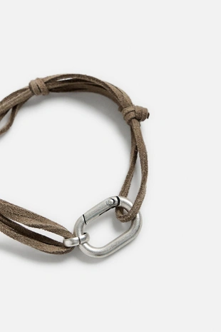 Контрастный браслет из искусственной кожи- Заказать в России