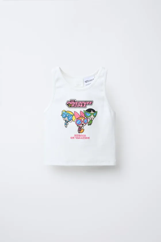 ТОП С ПРИНТОМ POWERPUFF GIRL™ В РУБЧИК