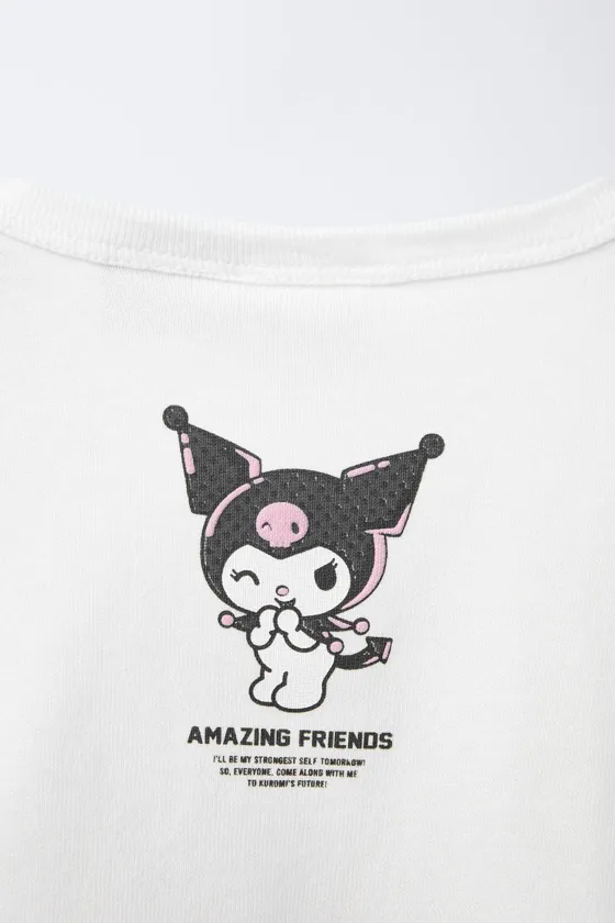 KUROMI © SANRIO PRINTED T-SHIRT