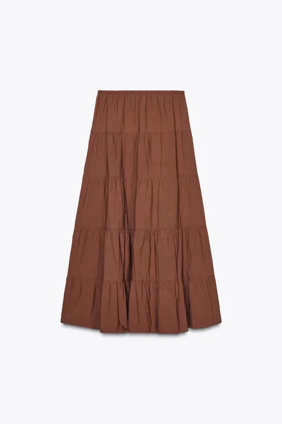 ДЛИННАЯ ЯРУСНАЯ ЮБКА