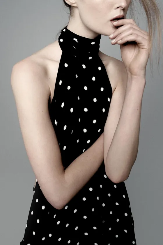 ТОП В ГОРОШЕК С ГОРЛОВИНОЙ ХАЛТЕР — ZW COLLECTION