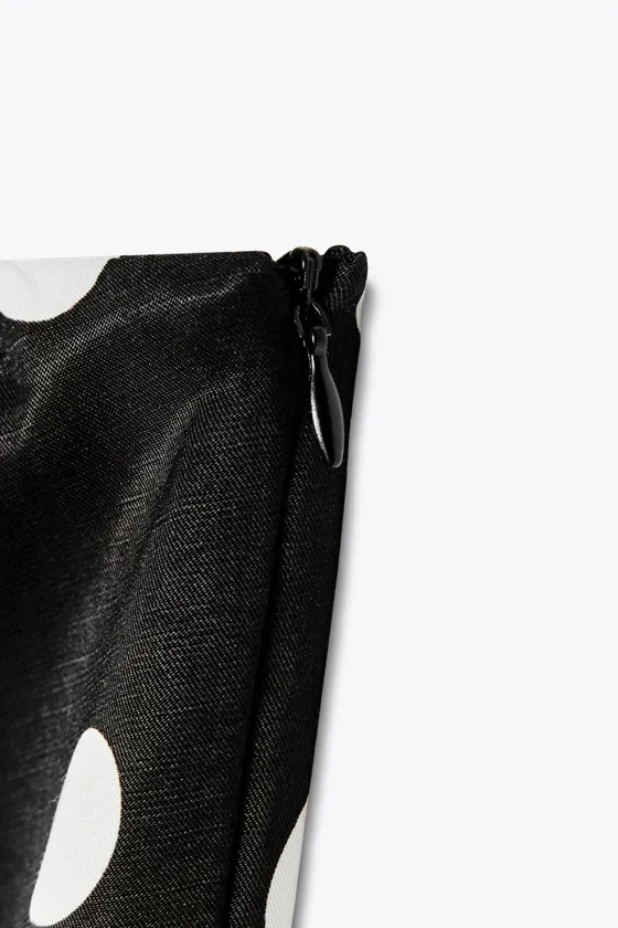 ПЛАТЬЕ В ГОРОШЕК БЕЗ БРЕТЕЛЕЙ — ZW COLLECTION