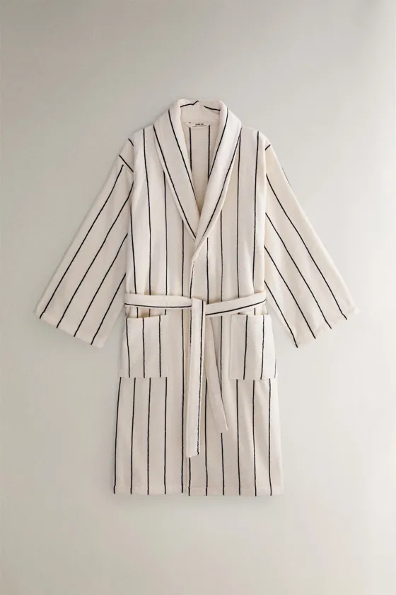 Халат thin stripe terry