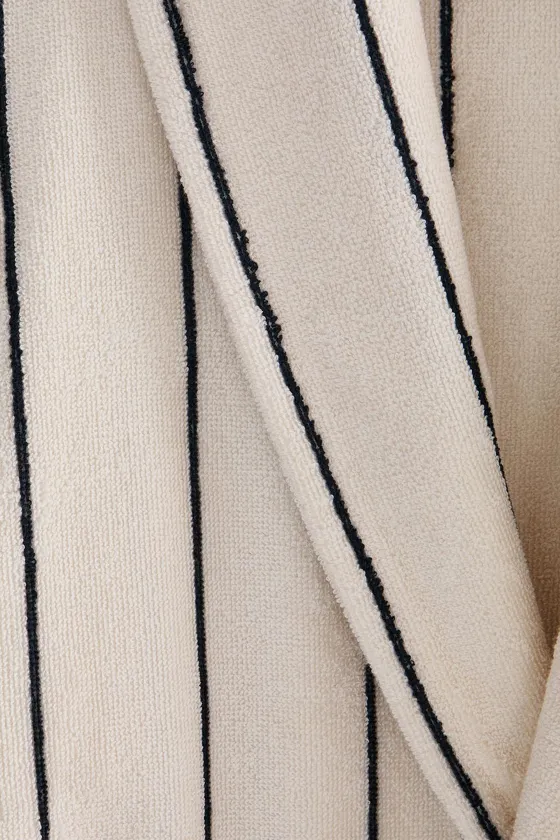 Халат thin stripe terry