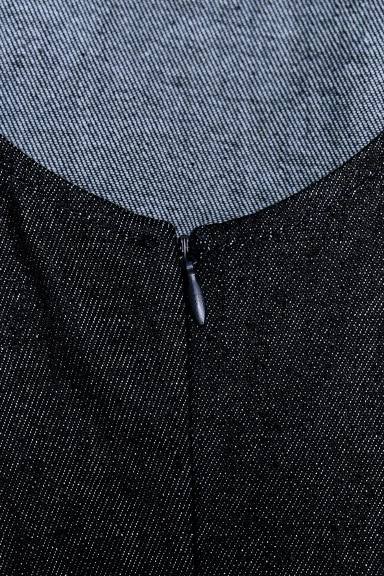 КОРОТКОЕ ДЖИНСОВОЕ ПЛАТЬЕ — ZW COLLECTION