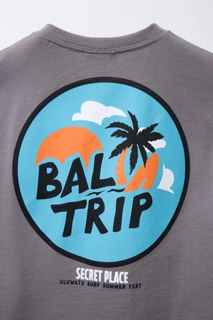 Футболка с принтом «серфинг»- Заказать в России