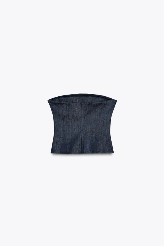 ДЖИНСОВЫЙ ТОП ZW COLLECTION