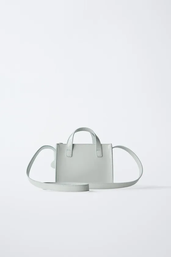 СУМКА С ПЛЕЧЕВЫМ РЕМНЕМ И ЦВЕТОЧНЫМИ ДЕТАЛЯМИ 3D