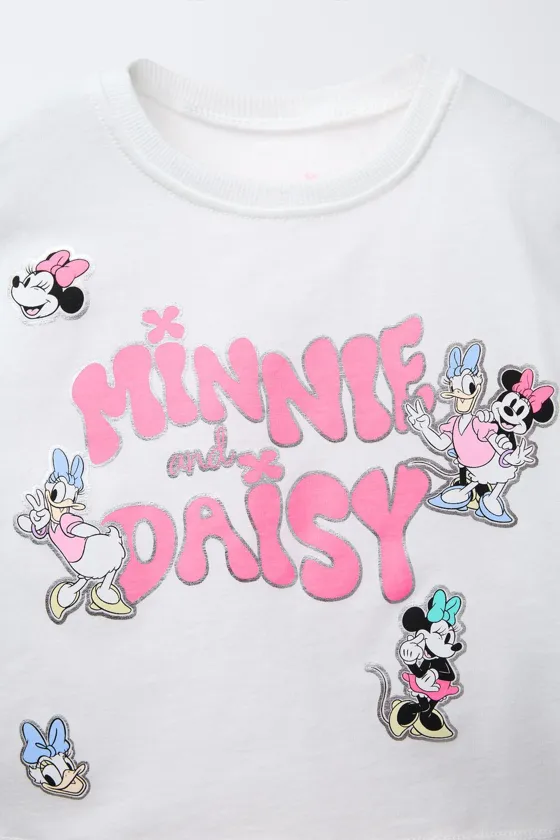 КОМПЛЕКТ ИЗ ФУТБОЛКИ И ШОРТОВ-БЕРМУДОВ С ПРИНТОМ MINNIE MOUSE & DAISY © DISNEY