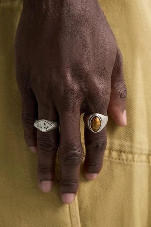 Набор из двух контрастных колец- Заказать в России