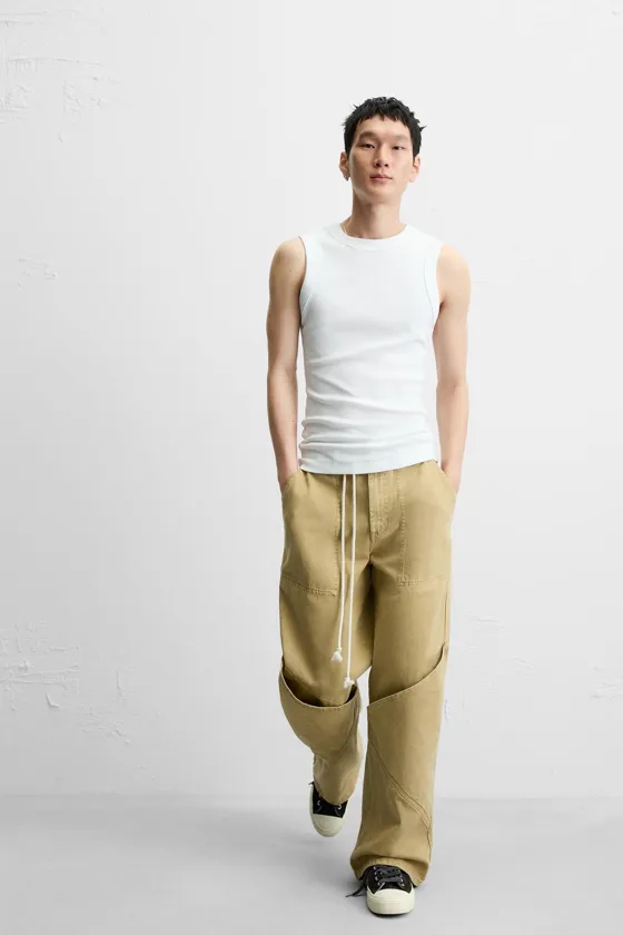 ДЖИНСЫ RELAXED FIT ОВЕРСАЙЗ С КАРМАНАМИ