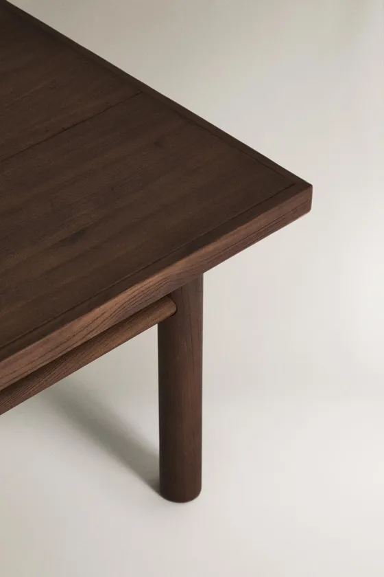 Журнальный стол из дерева plank coffee table