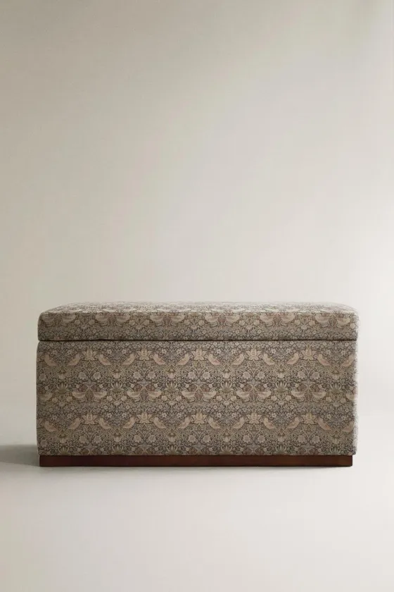 Скамья morris & co. с чехлом из хлопка и льна