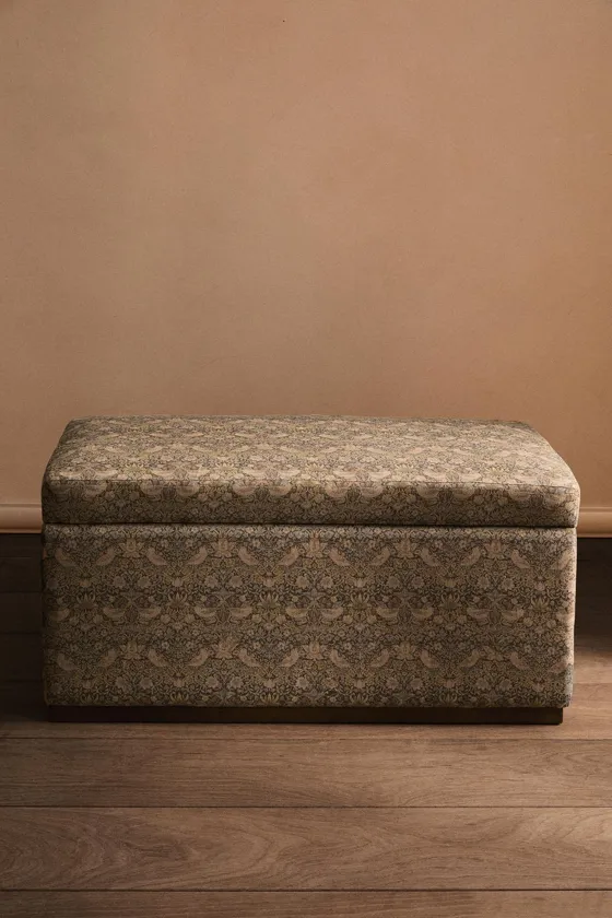 Скамья morris & co. с чехлом из хлопка и льна