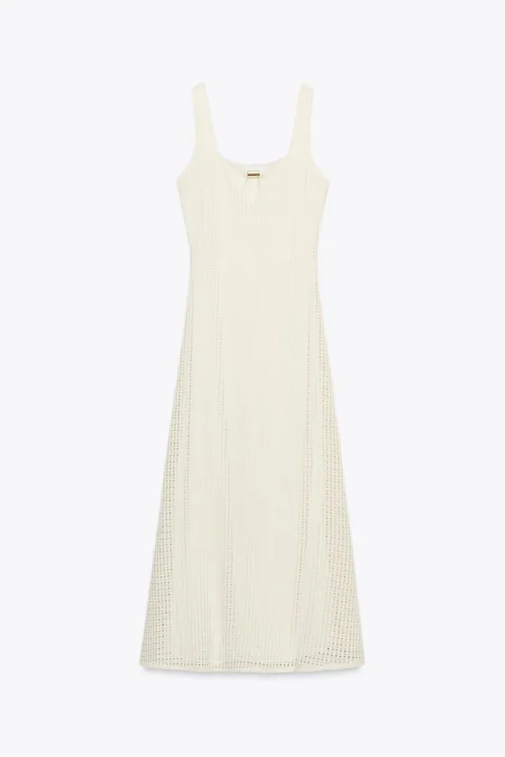 ПЛАТЬЕ МИДИ ИЗ КРУЖЕВА КРОШЕ