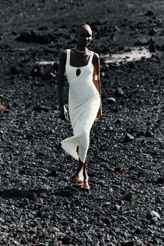 ПЛАТЬЕ МИДИ ИЗ КРУЖЕВА КРОШЕ