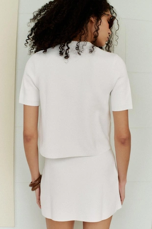 Кардиган с короткими рукавами