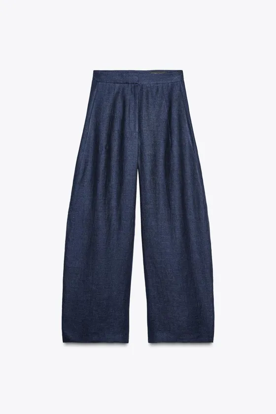 БРЮКИ ИЗ 100% ЛЬНА — ZW COLLECTION, LIMITED EDITION