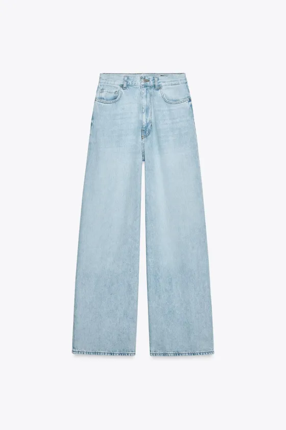 ZW COLLECTION HIGH-WAIST PALAZZO JEANS